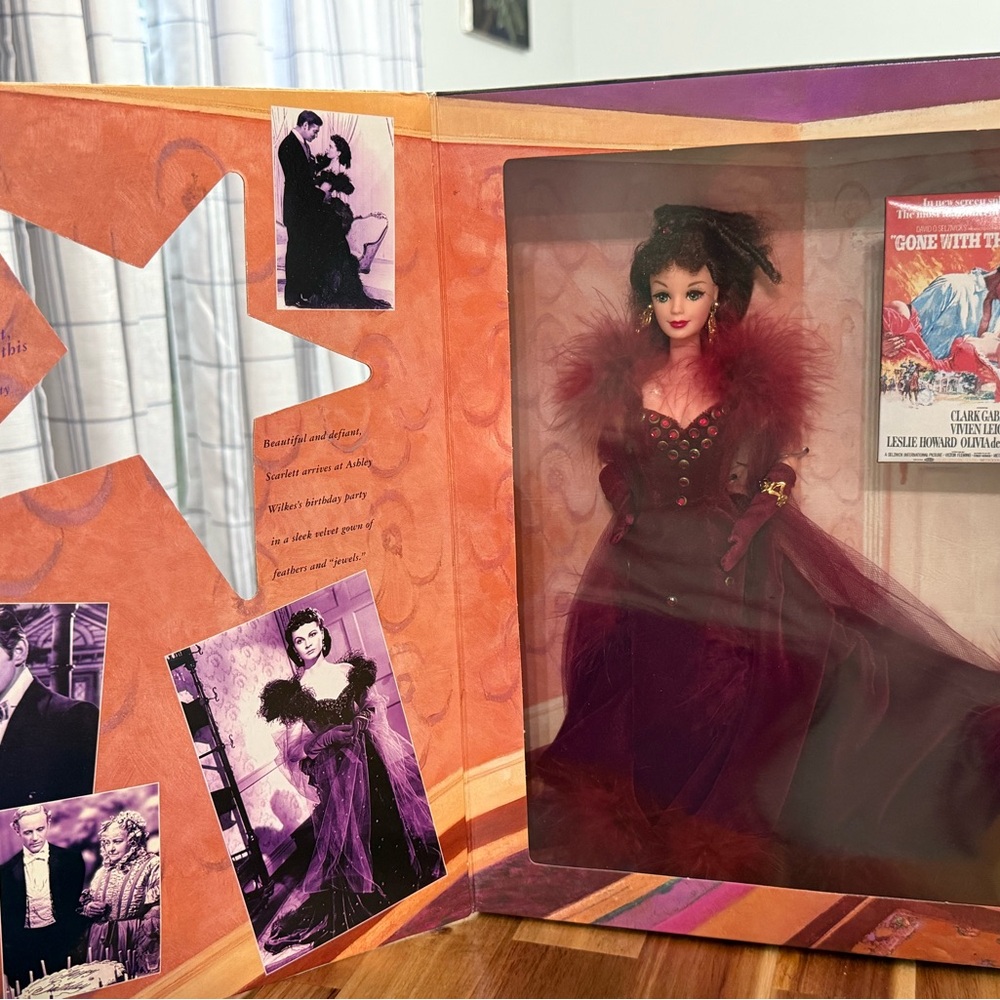 New in Box Mattel Gone With The Wind Barbie Doll Scarlett O’Hara